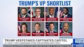 Trump "veepstakes" : Crowded list of Republicans vie for running mate selection