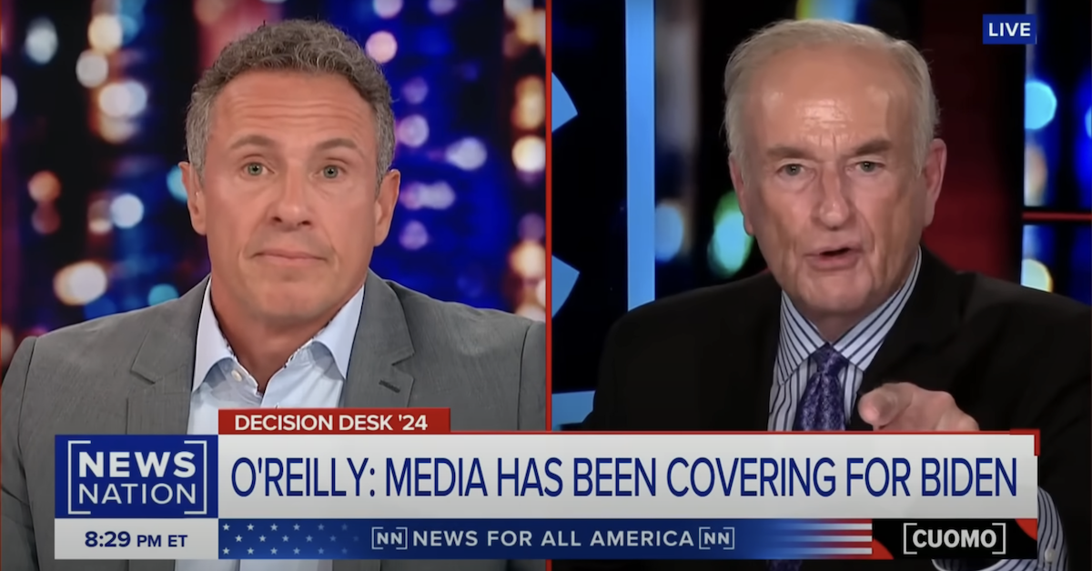 ‘I’m Getting a Little Teed Off Here!’ Bill O’Reilly, Chris Cuomo Throw Down Over Biden-Trump Race