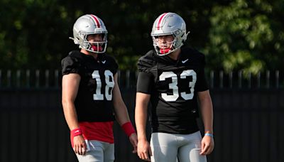 Ohio State football coach Ryan Day says Will Howard wins the Buckeyes' quarterback battle