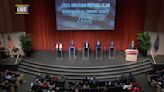 Indiana’s GOP gubernatorial candidates focus on moderator, not Braun, during final debate