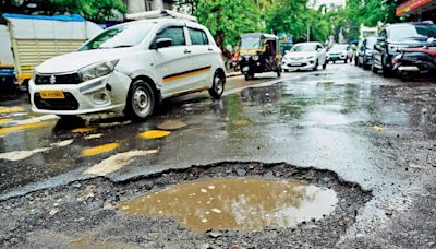 Mumbai roads turn into Swiss cheese