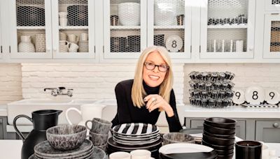 Diane Keaton’s Hudson Grace Homeware Collab Is Black and White and Red All Over