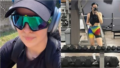 Watch: Natasa Stankovic hits the gym, goes cycling on Serbia's streets