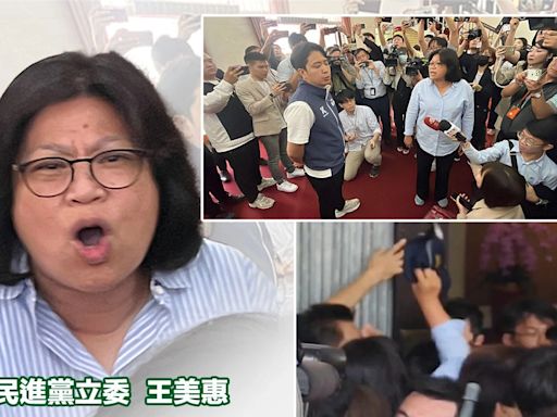國會爆衝突王美惠扯駐警帽子...指「是警察七點後不讓立委進去不對」不會道歉！羅廷瑋嗆：我看到妳打警察