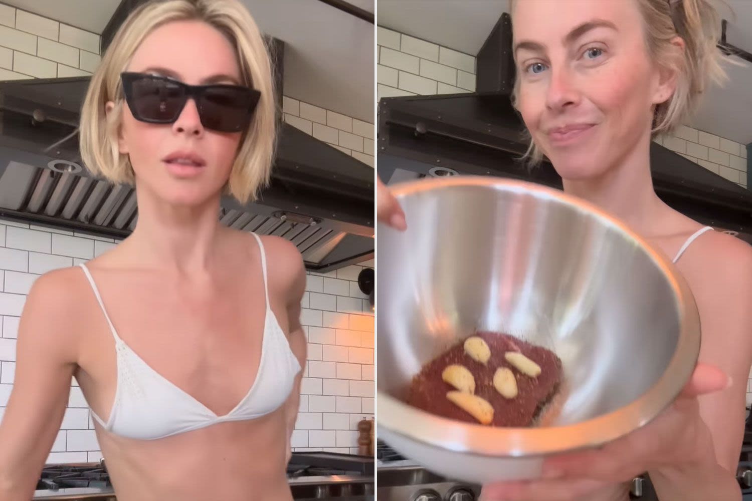 Julianne Hough Cooks in a Teeny White Bikini: ‘What’s the Opposite of Tradwife’?