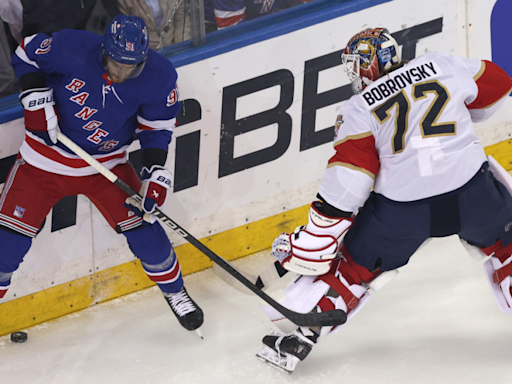 Rangers vs. Panthers schedule: Barclay Goodrow nets game-winner to lead Rangers to Game 2 overtime win