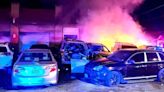 Kansas City auto shop fire damages multiple cars Thursday morning