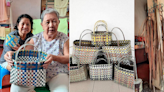 90-year-old lady weaves baskets for charity sale - News