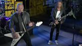 Kirk Hammett plays his '59 'Unicorn' black Les Paul on the Stern Show and explains how he came to buy his Greeny 'Burst – but James Hetfield reveals that he was offered it first