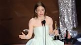 Emma Stone Fights Tears and a Broken Dress While Accepting Best Actress Oscar for ‘Poor Things’: ‘Thank You for the Gift of a Lifetime in...