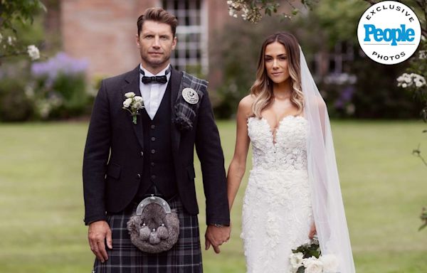 Jana Kramer Marries Allan Russell in Scotland Wedding: See the Castle, Kilts and Tartan Ribbon Cake! (Exclusive Photos)