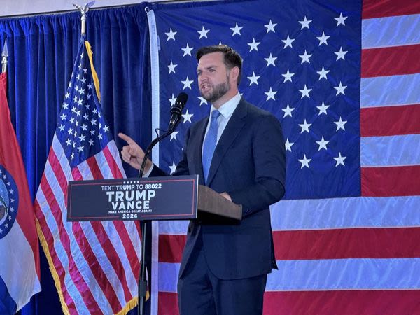 Trump VP running mate J.D. Vance visits St. Louis area on Friday
