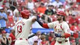 Burleson's first big league multi-homer game lifts Cardinals over Giants 9-4 and back over .500