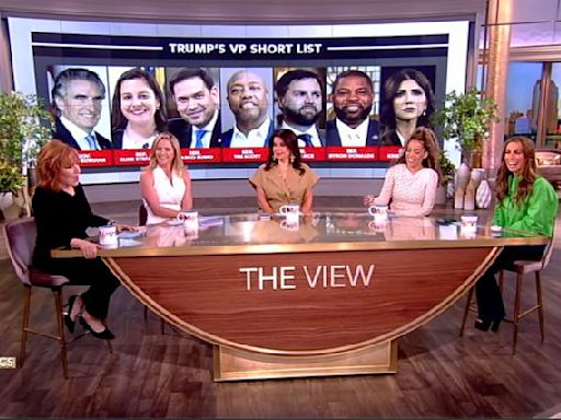 “The View'”s“ ”Joy Behar says Donald Trump's VP picks will audition to take Mike Pence's place 'in the noose'