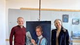 Rendevous with the paper of record: Northampton artist Katy Schneider paints official portrait of New York Times publisher