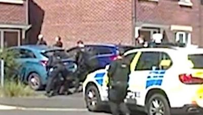 Southport stabbing: Dramatic footage shows moment armed police storm house