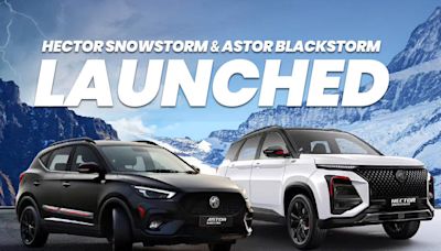 MG Hector Snowstorm Edition Launched In India At Rs 21.53 Lakh, Astor Blackstorm Gets Minor Updates - ZigWheels