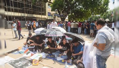 Protesting Students Start Indefinite Strike Over Delhi Basement Deaths