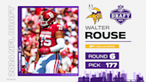 Walter Rouse selected in the sixth round by the Minnesota Vikings in the NFL Draft