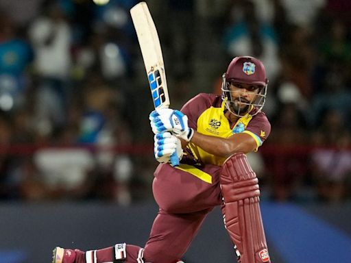 Nicholas Pooran breaks Chris Gayle's sixes record as Azmatullah Omarzai concedes 36 runs in an over