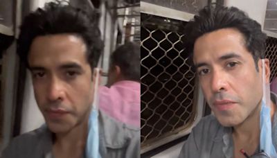 Tusshar Kapoor Ditches Car, Travels In Local Train To Beat 'Ghastly' Mumbai Traffic (VIDEO)