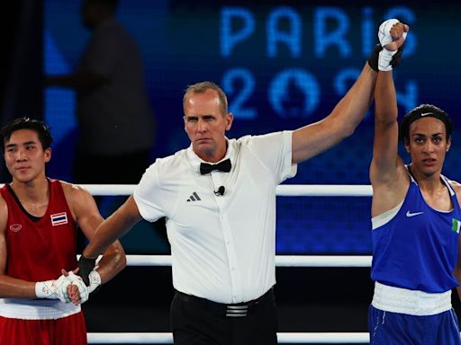 Boxer Khelif dominant again, into gold medal bout