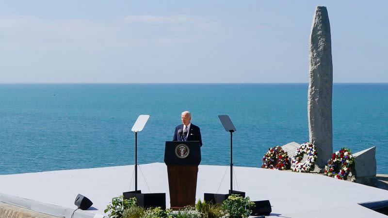 Biden summons the legacy of WW2 heroes to call on Americans to protect democracy today