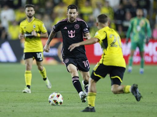 Lionel Messi, Inter Miami win MLS Supporters Shield with 3-2 win at Crew. It's Messi's 46th trophy