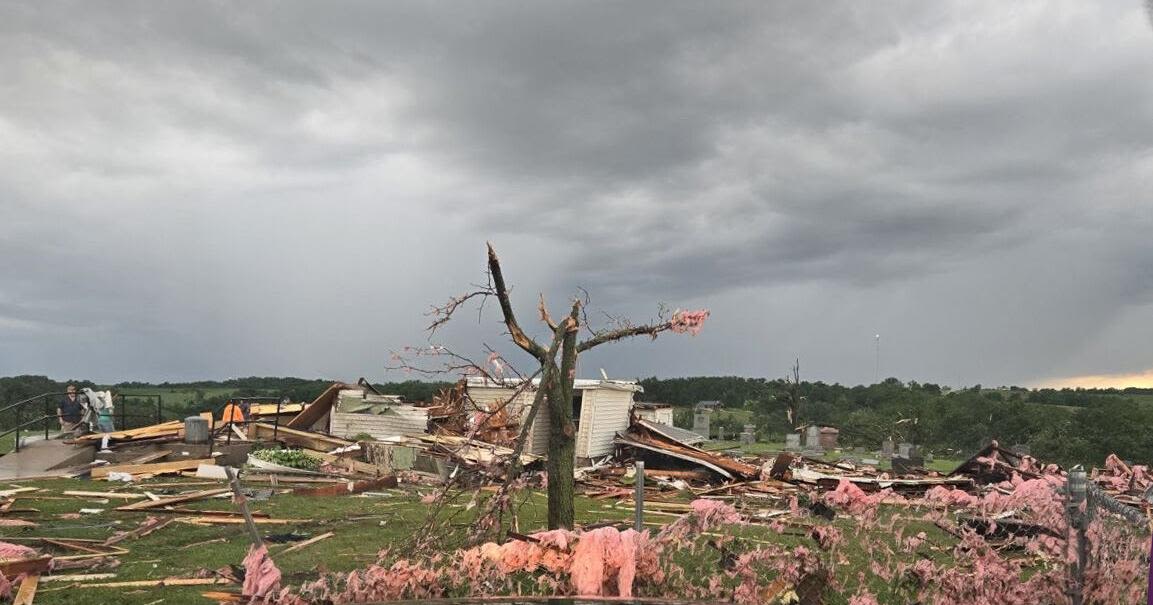 Church destroyed, flooding and power outages reported in severe storms