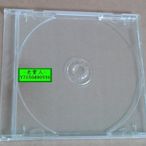 全新庫存品 散裝  ~ 單片CD盒 光碟盒 12CM光碟用 厚1CM標準硬式 透明 ~50個入