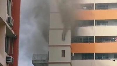 Evacuation after smoke emerge from eighth floor of 14-storey New Town high-rise