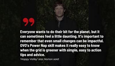 James Norton voices new OVO Alexa skill for saving energy: 'Everyone wants to do their bit for the planet'