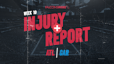 Falcons vs. Panthers: Simulated Monday injury report