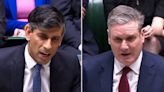 UK politics - live: Starmer and Sunak in fiery PMQs clash over security and rainbow lanyard ban