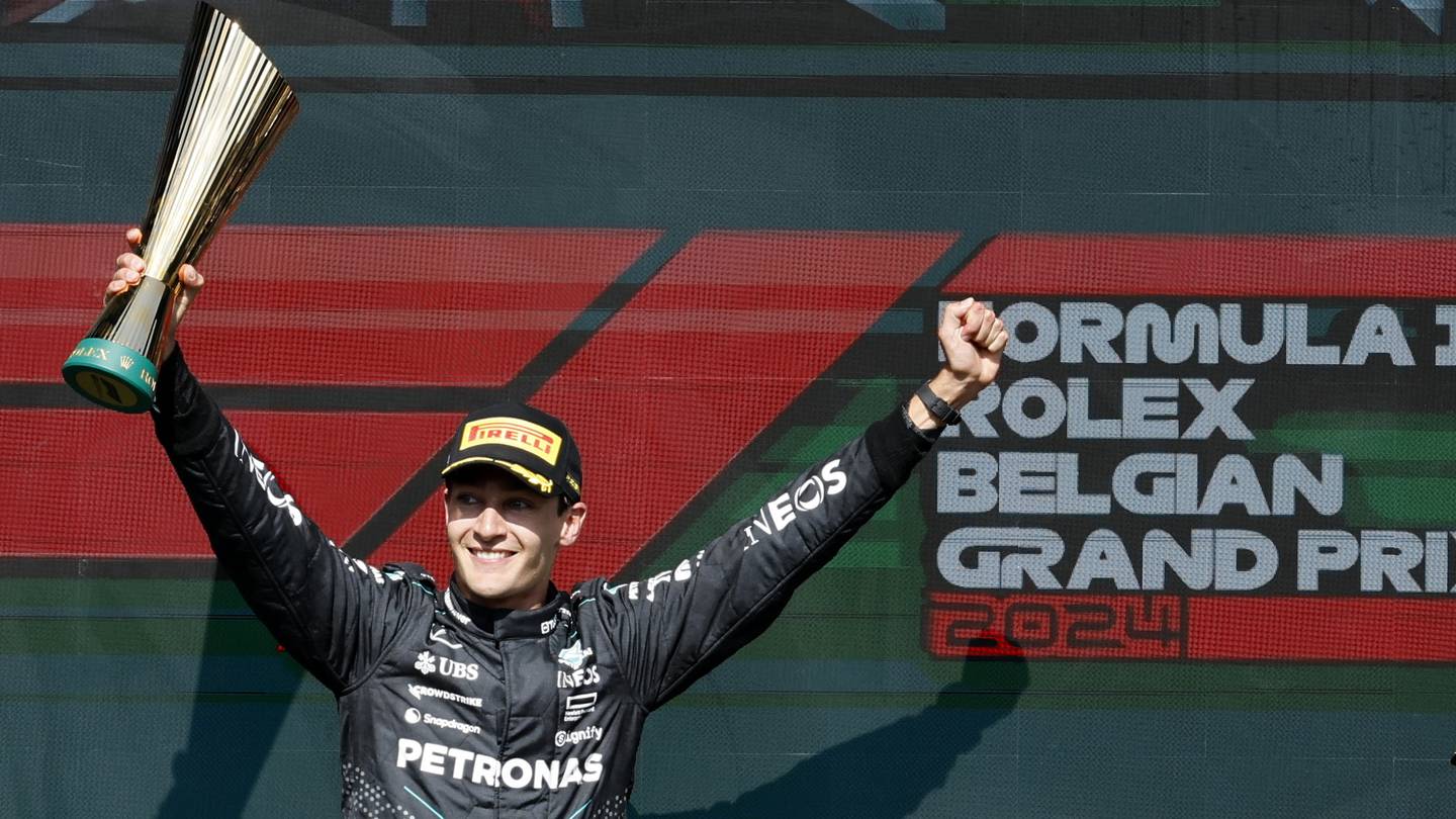 Hamilton declared winner of F1 Belgian GP after Mercedes teammate Russell DQ for underweight car