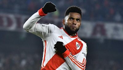 Miguel Borja: el goleador de guantes negros con el que River noquea rivales