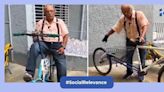 Viral video: Anand Mahindra applauds elderly Gujarat man for innovative cycle designs