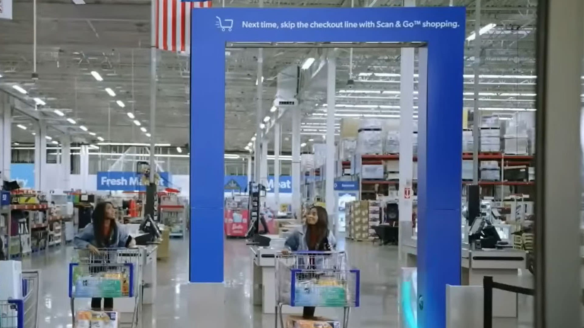 Sam's Club chief shows off how AI for new 'exit archway' receipt check works