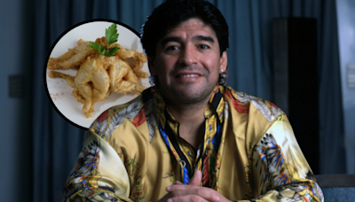 Maradona: ranas fritas en Devoto vestido de Versace