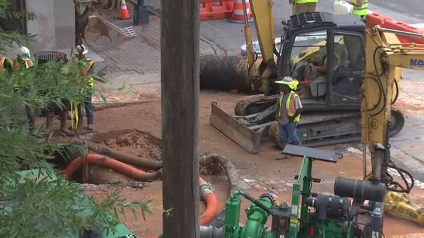 More water main breaks reported around city of Atlanta