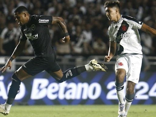 Vasco reage e empata com o Botafogo, em São Januário