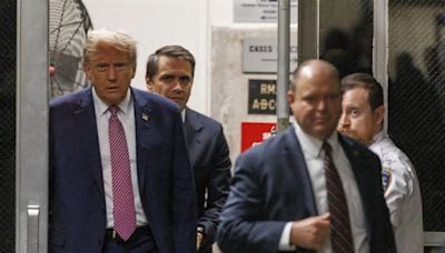 Did Donald Trump fall asleep at his "hush money" trial in New York City? Here's what our reporter saw