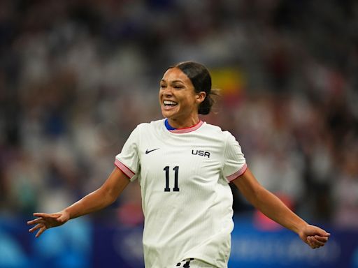 Sophia Smith scores pair of goals to help US women’s soccer beat Germany at Olympics