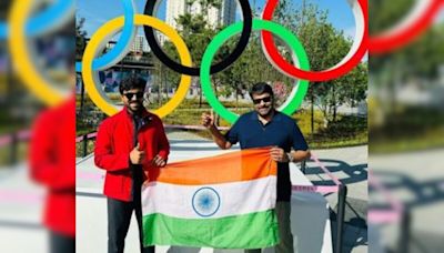 Olympics 2024: Just Chiranjeevi And Ram Charan Posing With Tricolour