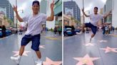 Peruano se luce bailando danza de las tijeras en Hollywood y comentan: “Herencia legendaria”