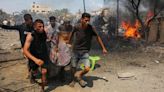 Israel targets 7 October mastermind in airstrike Gaza officials say killed at least 90
