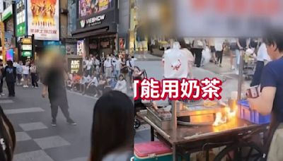 蔥油餅攤車起火！街頭藝人「創作」嘲笑 遭撻伐急道歉