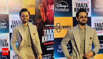 ‘Taaza Khabar 2’ screening: Bhuvan Bam makes a stylish entry at the event | Hindi Movie News - Times of India