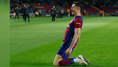 Barcelona remonta y gana con 'hat-trick' de Robert Lewandowski