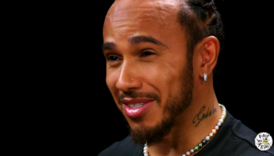 Lewis Hamilton Reveals He Nearly Drowned While Surfing And Refuses To Pee In The Car On 'Hot Ones'
